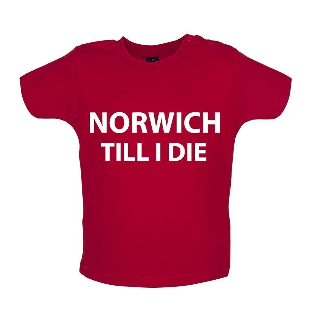 Norwich To I Die -Baby Kids Boys Girls Unisex T-Shirt / Romper Tees Top- Canary Islands Love Fan Player Gift