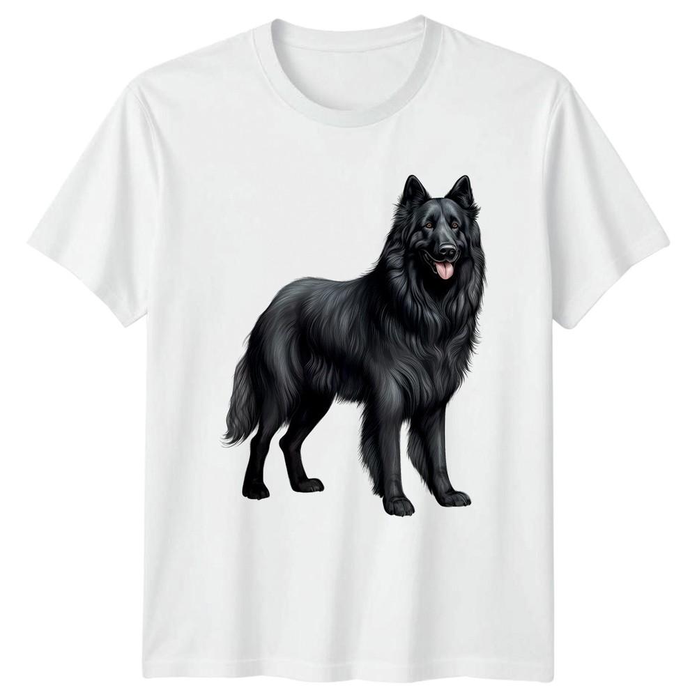 Black Belgian Shepherd Dog Animals Unisexs TShirt Unisexs Tee Graphic Unisex Top