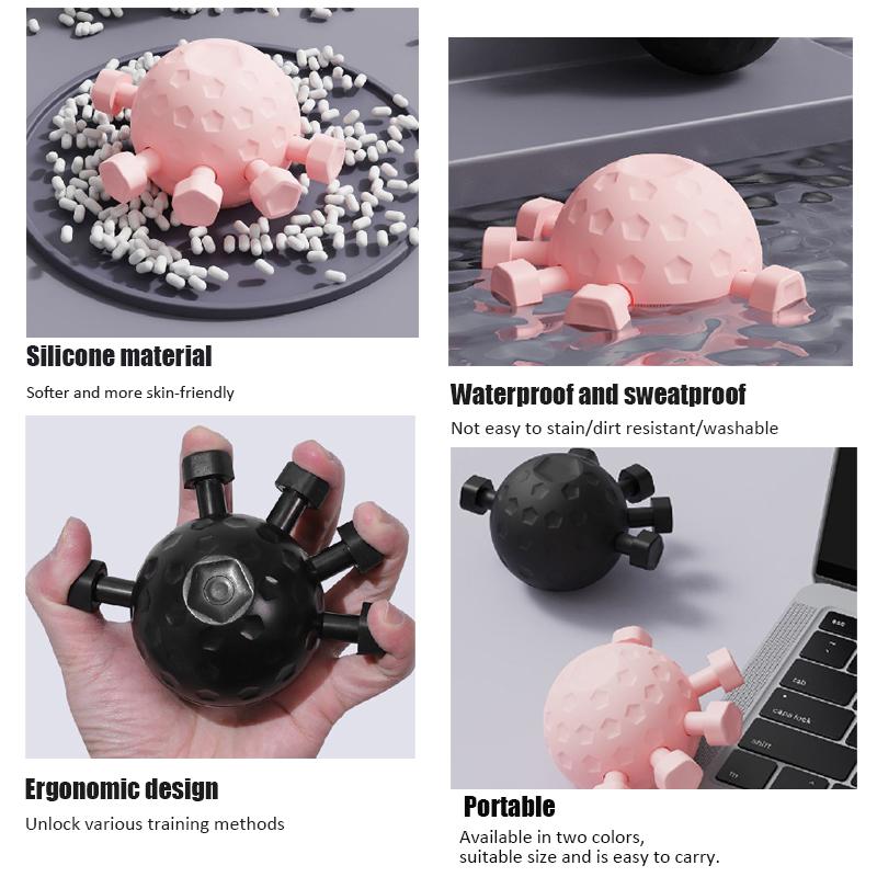 Портативный тренажер для предплечья, тренажер для пальцев, укрепитель пальцев, тренажёр для захвата, мяч для захвата пальцев