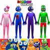 Костюм-комбинезон Roblox Rainbow Friends для детей, идеально подходящий для косплея и Хэллоуин-вечеринок
