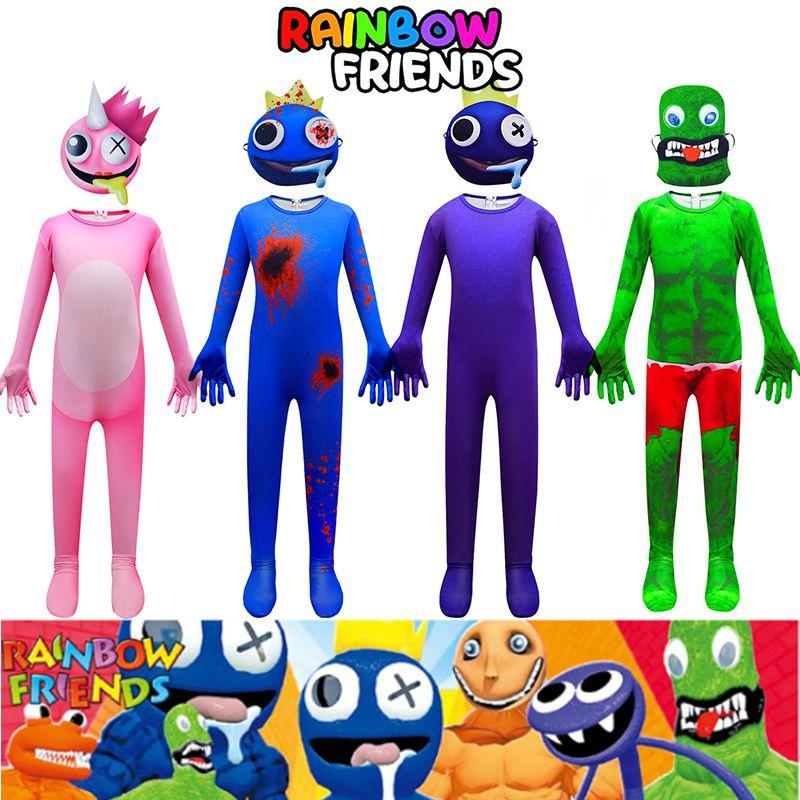 Костюм-комбинезон Roblox Rainbow Friends для детей, идеально подходящий для косплея и Хэллоуин-вечеринок