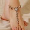 Fashion Versatile Rhinestone Hollow Anklet, Creative Personalized Jewelry