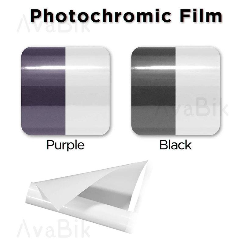 TPU PPF Умная Фотохромная Защитная Пленка для Фар Антицарапина Самовосстанавливающаяся Белый в Фиолетовый в Черный Меняющая Цвет Наклейка