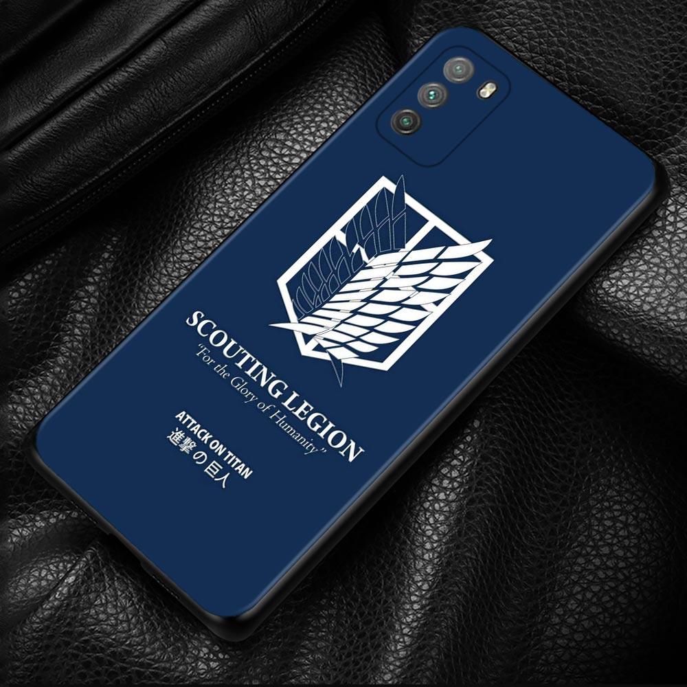 Чехол со значком «Атака Титанов» для Xiaomi POCO X3 NFC X3 M3 M4 Pro X3 F3 GT, чехол для Mi 11T 10T Pro 9T 11 Note 10 Lite Civi Shell