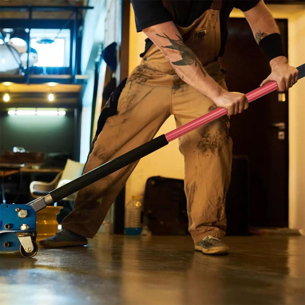 Durable Steel Plastic Floor Handle 37cm Car Repair Tool Lightweight Universal Trailer Handle Replacement With Easy Installation