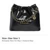 CHANEL 22Bag Medium Handbag Shoulder Bag Shiny Calfskin Black AS3261-B08037-94305