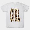 T Shirt Women Gilr Leopard Design Harajuku Print Kawaii Tshirt Summer Short Sleeve Female T-Shirt Top Tee