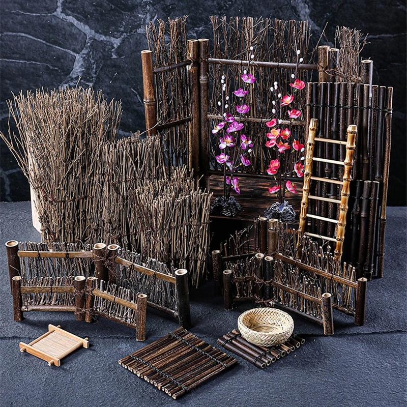 Декоративные цветы и растения Японские блюда барбекю Украшенное блюдо из морепродуктов Декоративные украшения Суши-сашими-ассорти -B