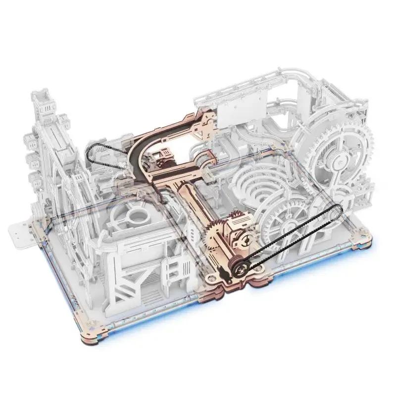 Robotime Rokr Marble Track Connecting Component Kit for Marble Night City and Marble Spaceport Marble Run Link Pack for Adult