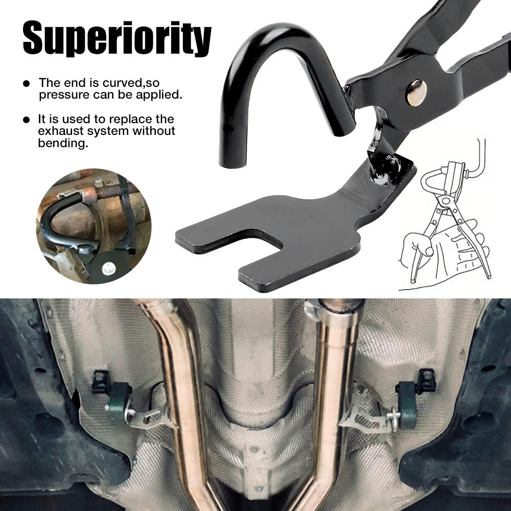 Disassembly Pliers Car Exhaust Pipe Rubber Pad Gasket Removal Tools Exhaust Hanger Install / Disassembly Puller Auto Repair Tool