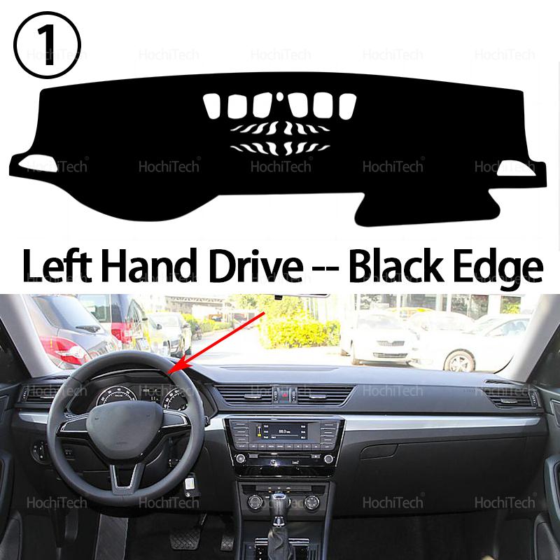 For Skoda Superb 3 MK3 B8 3V 2016 2017 2018 Auto Car Dashboard Cover Dash Mat Board Pad Carpet Dashmat Anti-UV Mats