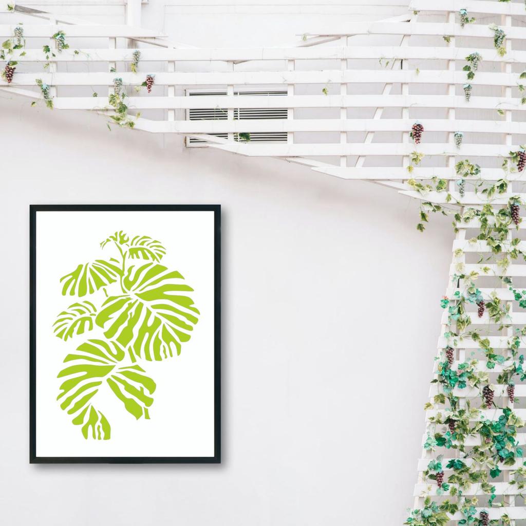 9 шт./лот A4 29 см садовые зеленые растения листья DIY многослойные трафареты настенная живопись раскраска для скрапбукинга тиснение альбом декоративный шаблон