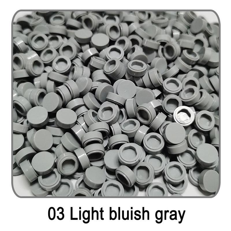 1000 шт./лот Плитка 1x1 Круглая 98138 Специальный Кирпичик MOC Строительный Блок Мелкие Частицы Кирпичики Детали Совместимые с 98138 LOGO Игрушки