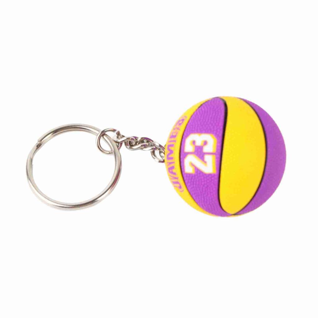 Баскетбольный брелок легкий портативный премиум металл изысканный дизайн яркие цвета брелок