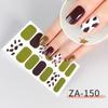 ZA Наклейка для ногтей Полный патч для ногтей Пленка для ногтей Пленка для ногтей Наклейка для ногтей Инструменты для ногтей Прочный водонепроницаемый ручной