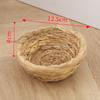 Hand Woven Tiger Skin Parrot Peony Nest Rutin Chicken Nest Egg Laying Warm Preservation Breeding Nest Grass Woven Bird Nest