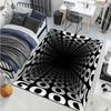 1PC Text infinity tunnel Carpet for Living Room Bedroom Sofa Home Decor Rus Non-slip Floor Mat Luxury Gift Multiple sizes
