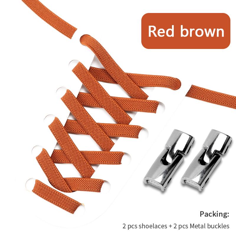 NO.8 4Pcs Cross Lock Shoelaces Without Ties 8MM Width Elastic Laces Sneakers Kids Adult No Tie Shoelace Rubber Bands Shoes Accessorie