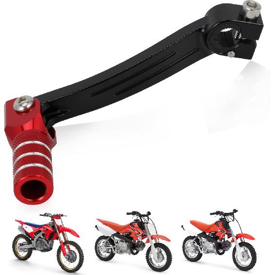 Motorcycle Gear Shifter Shift Lever CNC for CRF50 CRF 50 CRF50F CRF 50F 2025 2024 2013-2025 Dirt Pit Bike Black Folding Tip