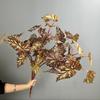 Plastic Artificial Green Plants Realistic Artificial Leaf Branch  Outdoor Garden Decor