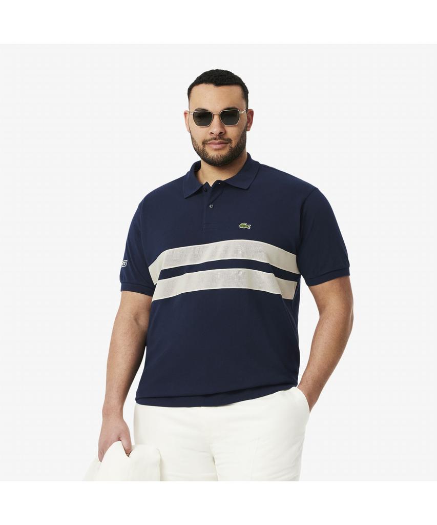 Мужская футболка-поло LACOSTE с полосками на груди Ph9760-55G 166