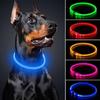 3 Modes Dog Luminous Charge Collar Led Usb Cat Dogs Collars Detachable Night Led Glow Dog Loss Prevention Collar Pet Accessories
