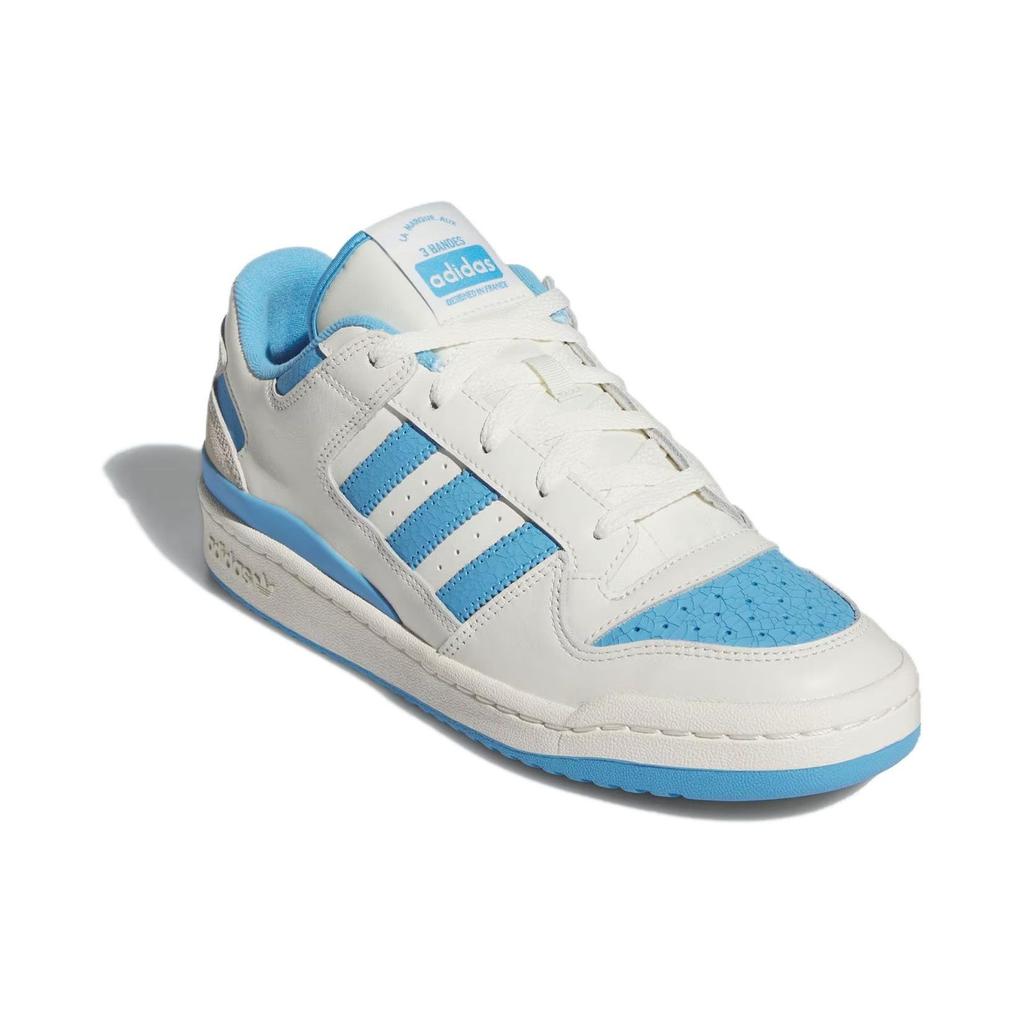 Adidas Forum Low CL Ivory Semi Blue Burst Unisex Sneakers Cream IG3779