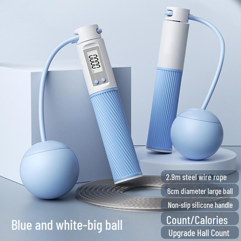 «Премиальная скакалка без веревки для женского фитнеса, счета и упражнений в помещении»