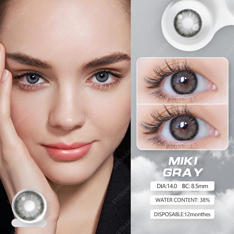 Eyeshare 2 шт. цветные контактные линзы для зрачков, голубые глаза, природа, карие контактные линзы для глаз, высококачественные цветные линзы для макияжа, быстрая доставка