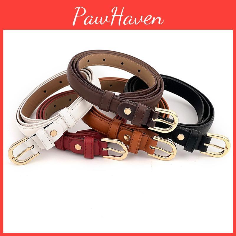 Leather Vintage Belt Women Versatile Decorative Waistband Casual Strap Jeans