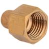 1/4" Female NPT Brass Fitting Pumps Pneumatic Connectors Straight Adapter