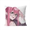 Наволочка для подушки Darling In The FranXX для автомобиля, дивана, декоративная, домашняя, двусторонняя печать, плюшевая, квадратная, декоративная подушка, чехол