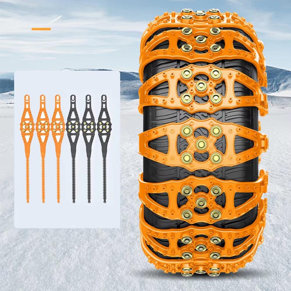 Двойная пряжка TPU цепи автомобильные противоскользящие безопасности регулируемые снег защелка противоскользящие колеса цепи 1 шт./компл. зимние дорожные шины безопасности