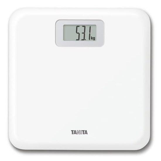 Tanita Weight Scale Health Meter Digital Simple Compact Just Step On Switch White HD-671-WH