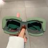 Square Women Sunglasses New Oversized Cloud Shape Rim Shades Ins Trendy Luxury Brand Design UV400 Protection Eyewear