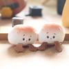 Cute Little Egg Pendant Plush Toy Doll Small Steamed Bun Bag Hanging Decoration Keychain Doll Doll