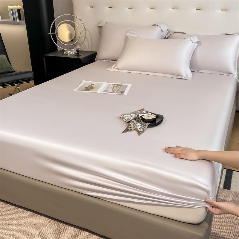 Набор из 3 шт., 100% бамбуковый чехол для матраса, наматрасник, простыня с резинкой, простыня, 1000 нитей, размер Queen King Size