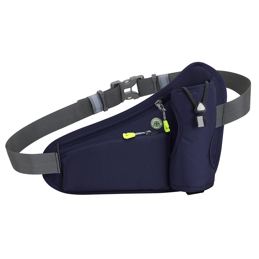 Sport Waist Pack Reflective Hydration Belt Pack Large Capacity Water Bottle Holder Bag Multifunction for Running Cycling