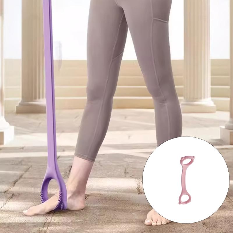 High Elastic TPE Yoga Belt For Shoulder Back Stretching Gym or Office Home Use 8-Shaped Resistance Band