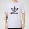 adidas Оригинальная футболка Clover Vday с логотипом Uni, мужские топы с круглым вырезом и короткими рукавами, белые H07084