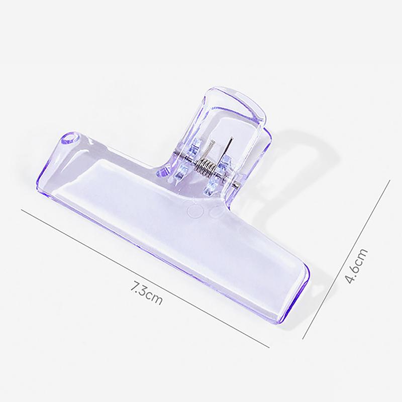 Simplicity Paper Clip Transparent Visiable Acrylic Clip Scrapbook Sticker Storage Clip Student Supplies Lovely Stationery