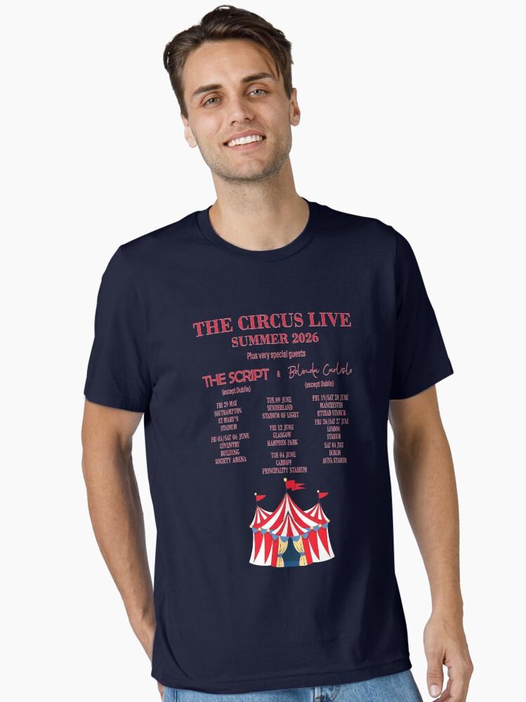 Take That Circus Live Tour Summer 2026 Dates Essential T-Shirt