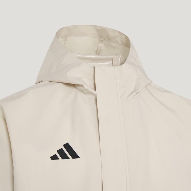 adidas Мужская тренировочная куртка с капюшоном на молнии для футбола
