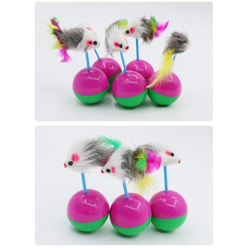 Игрушки для кошек Tumbler Mouse Игрушки для домашних животных Игрушка Roly Poly