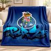 FC Porto blanket Flannel Blanket Soft Cozy Plush Throw for Sofa Bed Lightweight Home Decoration Outdoor camping