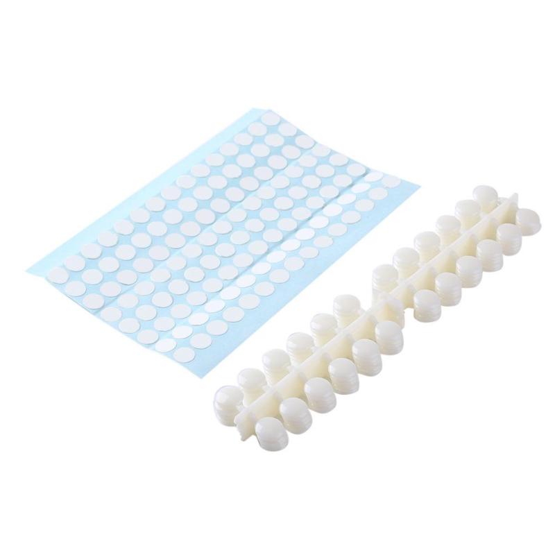 Акриловый УФ-гель-лак для дизайна ногтей, бутылка, цветной дисплей, накладные ногти с двусторонними наклейками, 120 шт., круглая раскраска, палитра накладных кончиков