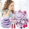Kids Makeup Kit for Girls Washable Real Cosmetic Safe & Non-Toxic Girls Make Up Set Toys for Little Girl Christmas Birthday Gift