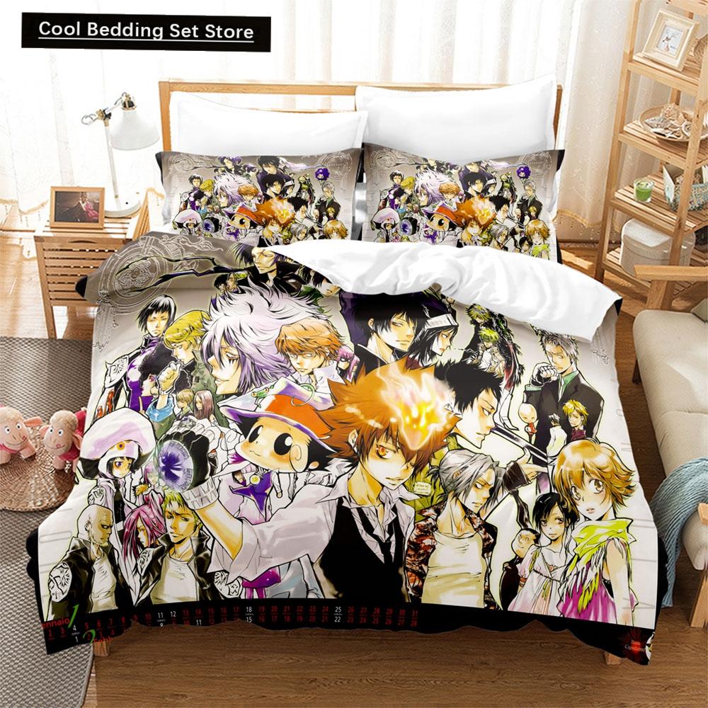Новые 3D The Family Teachers REBORN Tsuna комплекты постельного белья пододеяльник с наволочкой Twin Full Queen King постельное белье пододеяльник