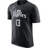 Jordan Branded Edition Name & Number Paul George Los Angeles Clippers 2022/23 Statement Edition Letter Print Simple Short Sleeve T-Shirt DV5777-010