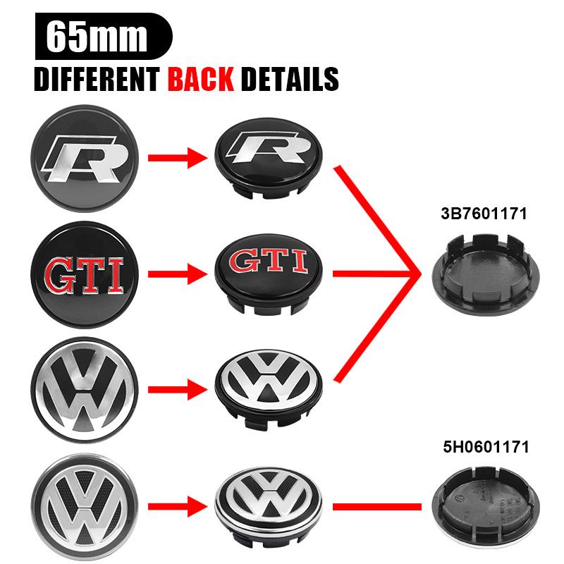 2026 Горячие Для VOLKSWAGEN VW 4 шт. 56 мм 65 мм Для VW Volkswagen Jetta MK5 Golf Passat Стайлинг 3B7601171 Логотип Автомобиля Колпачки Ступицы Колес H